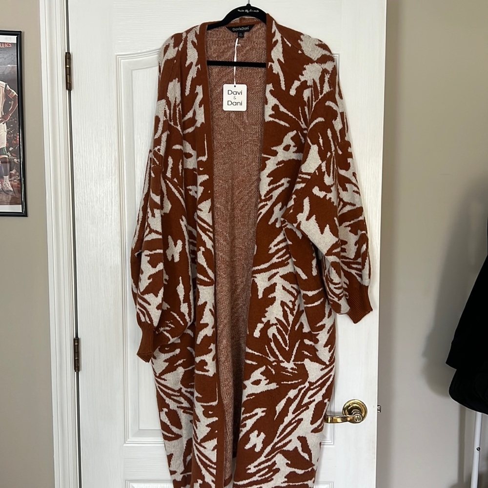 Long line Cardigan sweater